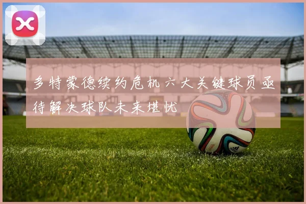 多特蒙德续约危机六大关键球员亟待解决球队未来堪忧